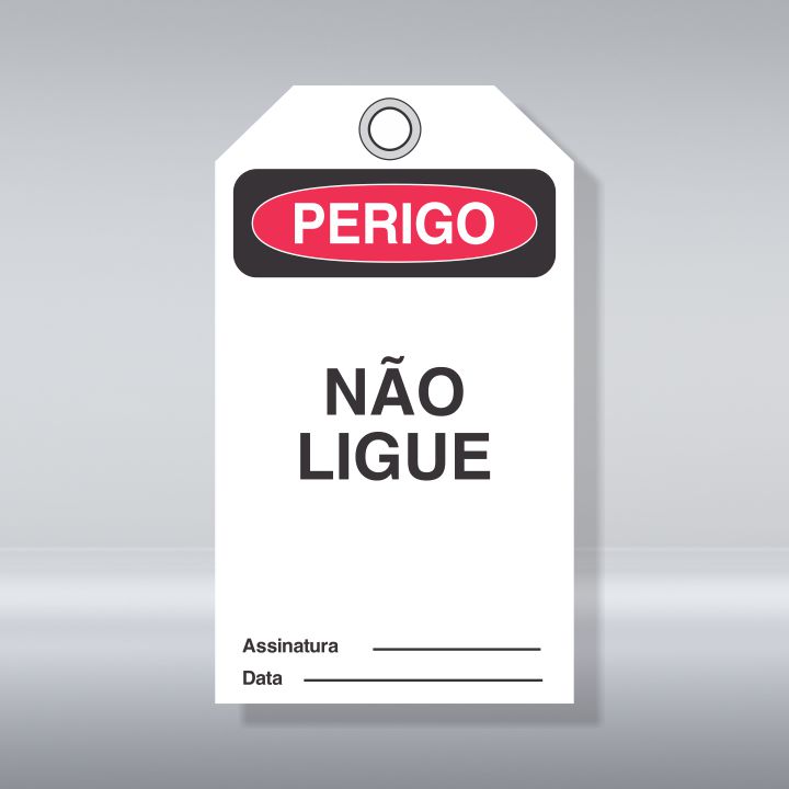 CARTÃO TRAVAMENTO PERIGO | NÃO LIGUE